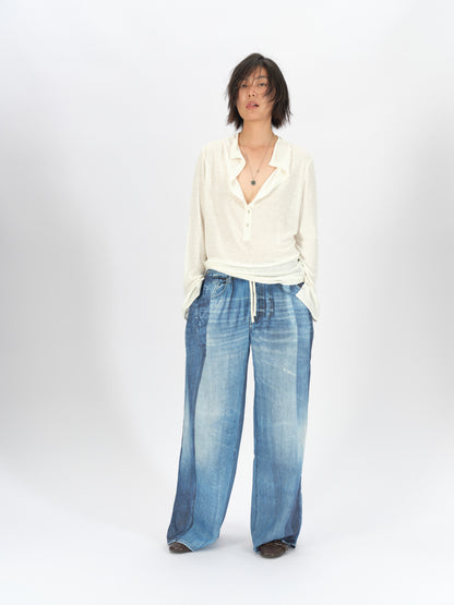 Loose lazy long-sleeved shirt