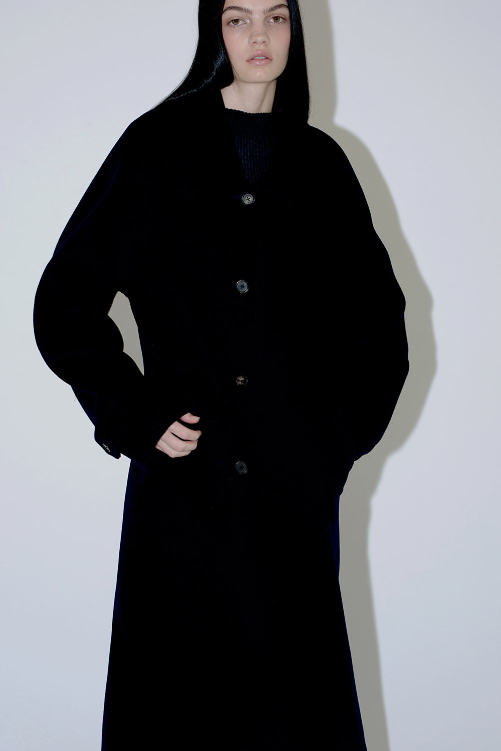 RELAXED BALMACAAN COAT