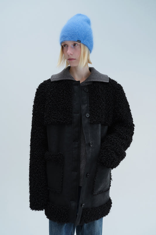 FUR SHEARLING COAT