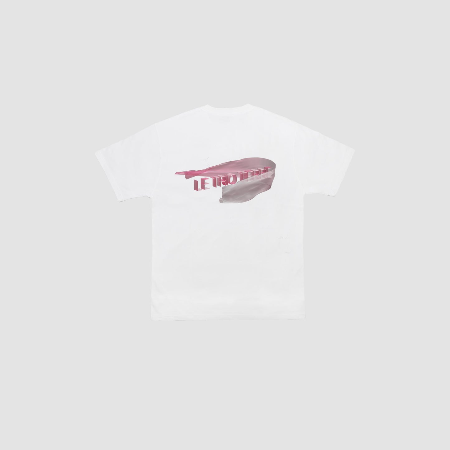 Le Trio Terre Pink Silk Hoodie/T-shirt
