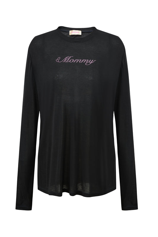 “Mommy” Sweater Black