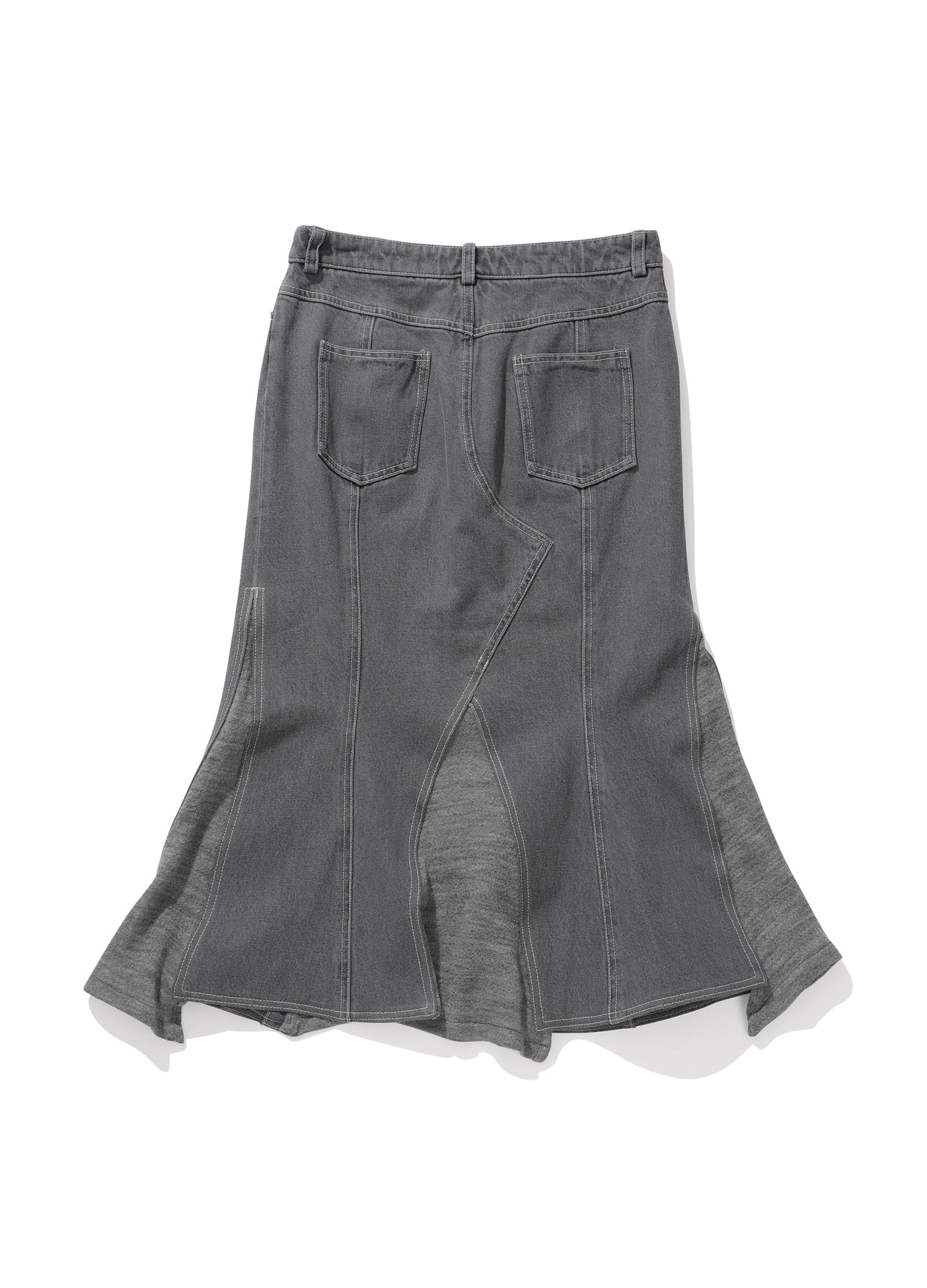 Layered Hybrid Skirt Ash