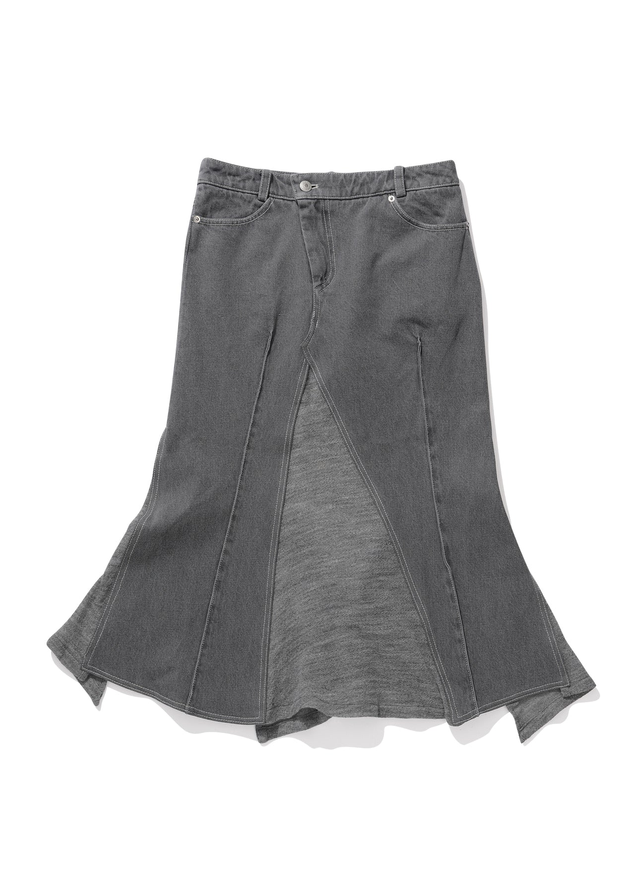 Layered Hybrid Skirt Ash