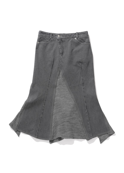Layered Hybrid Skirt Ash