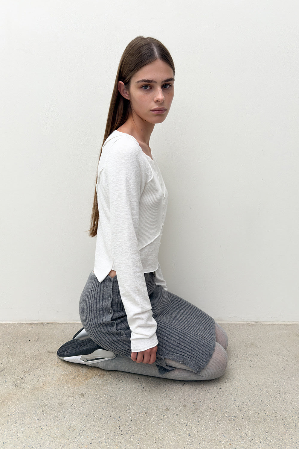 TWO WAY BUTTON TUBE TOP/SKIRT