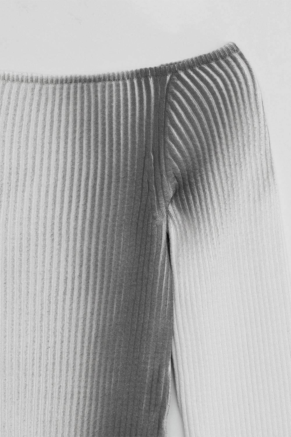 ONE OFF SHOULDER SPRAY KNIT GREY