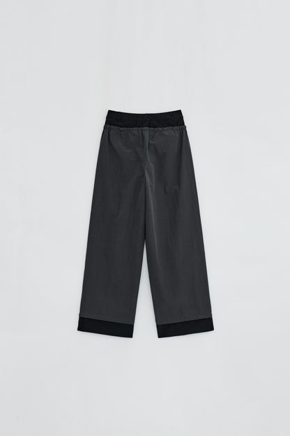 LAYERED STRAP TROUSERS