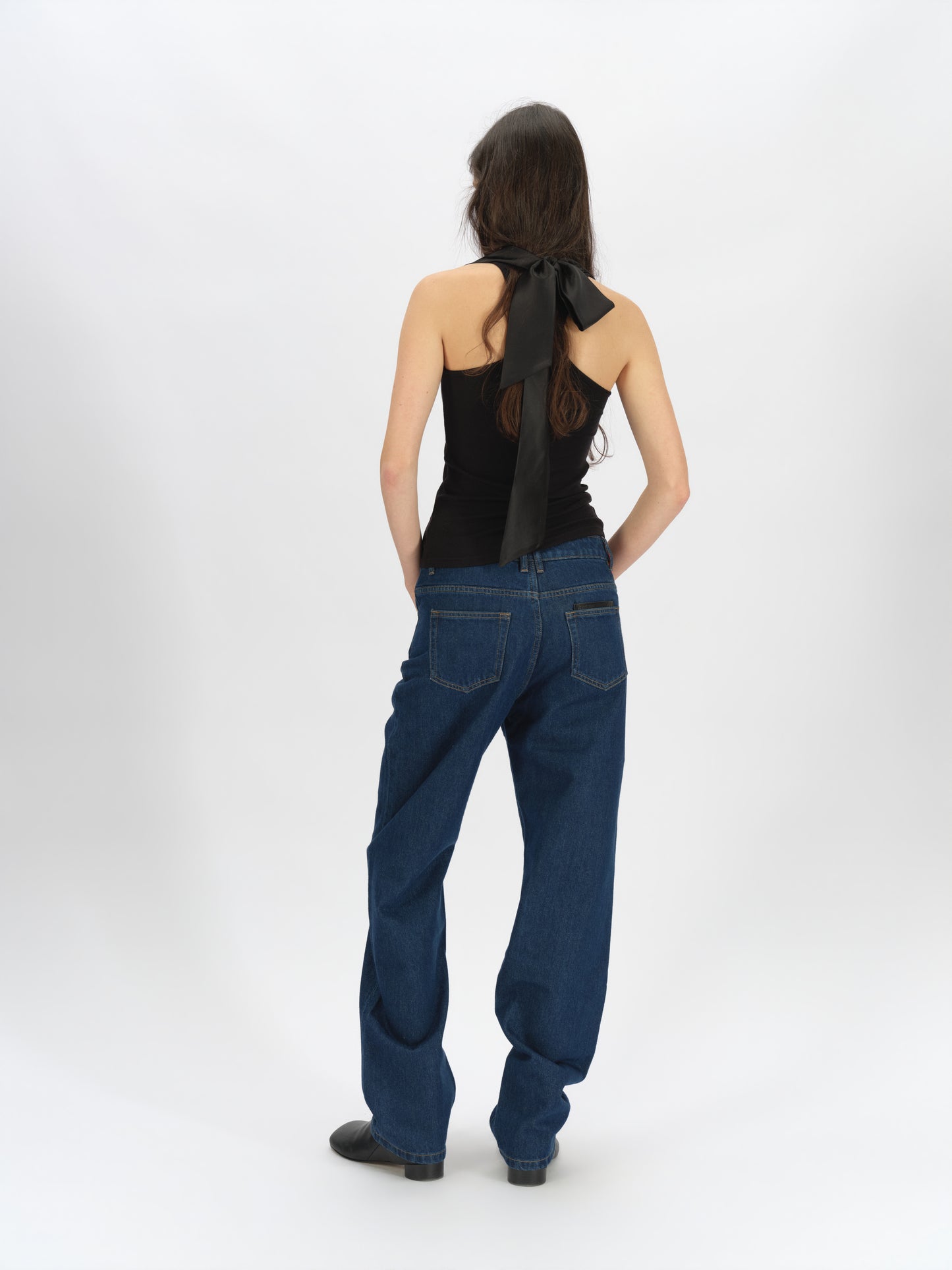 Satin Ribbon-Tie Tank