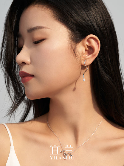 Elegant Minimalist Encounter Earrings | 925 Sterling Silver | Gold & Silver Plating