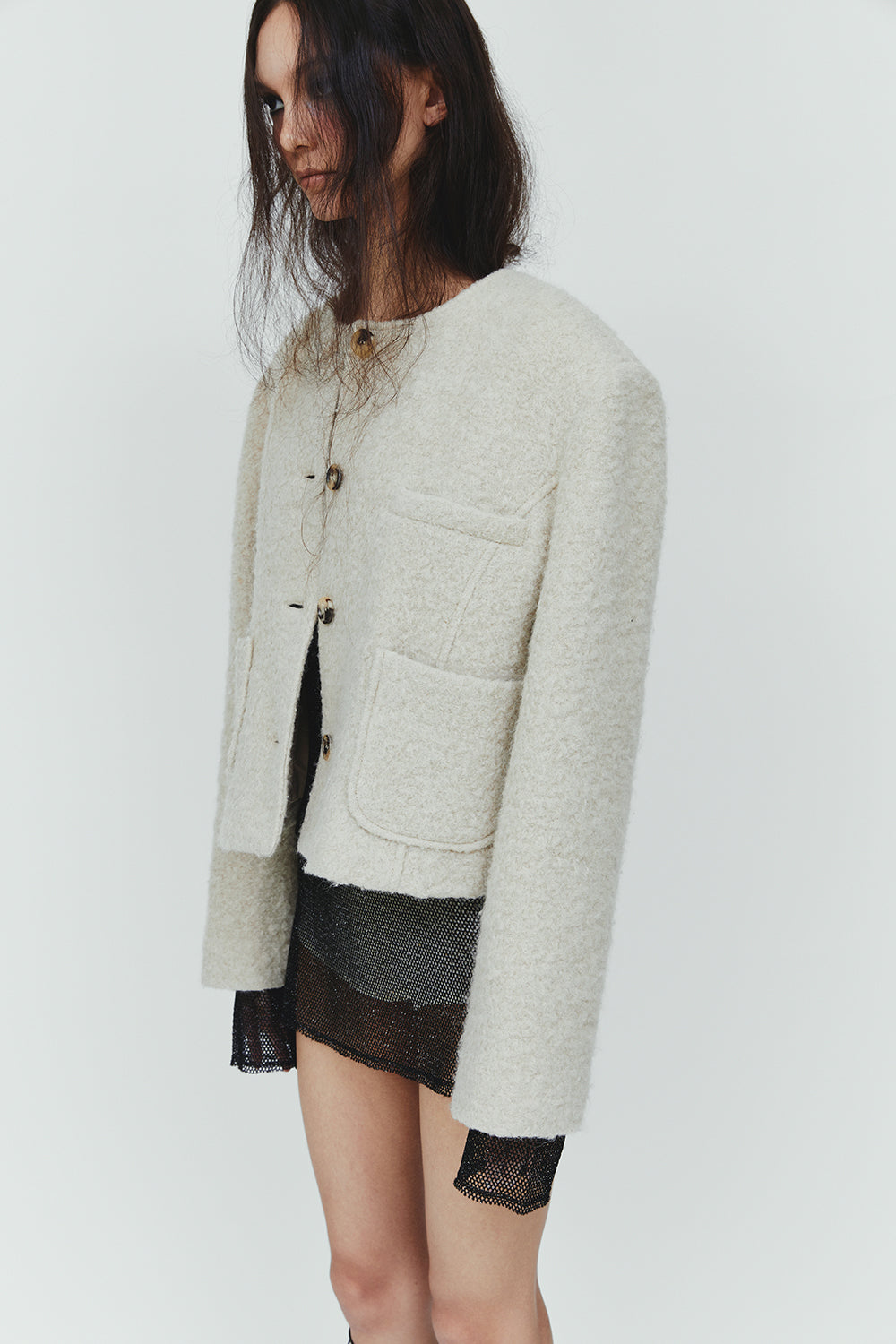 DUMBLE NO COLLAR JACKET