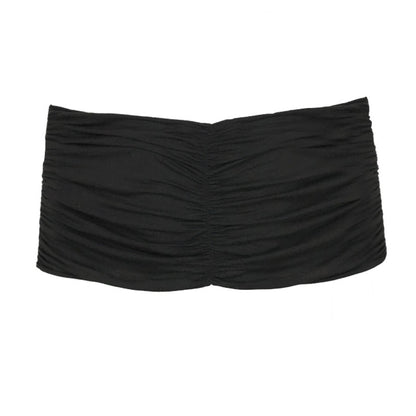 Wrapped Bandage Tube Top Black