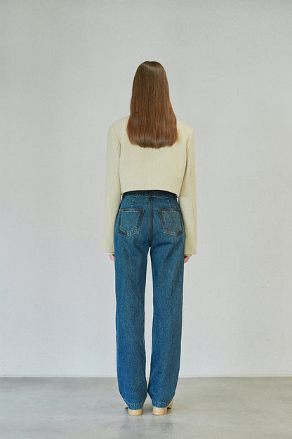 WOOL SLIM STADIUM JUMPER