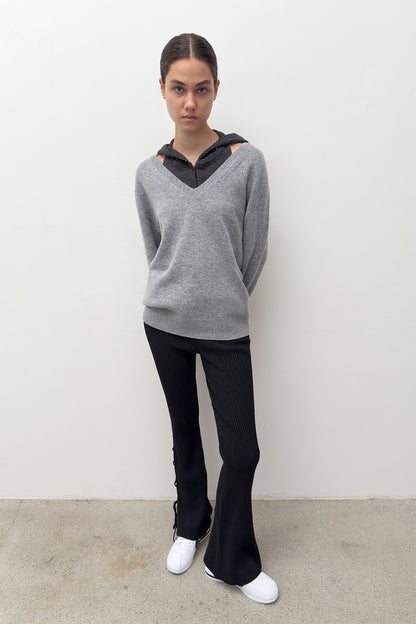 V NECK CASHMERE KNIT