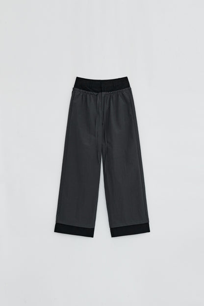 LAYERED STRAP TROUSERS