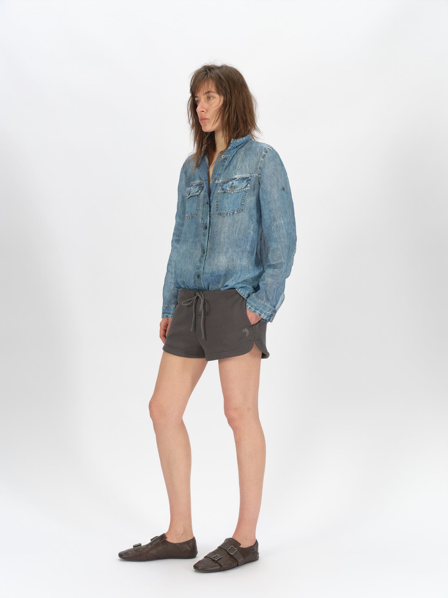 Adjustable Waist Sweatshorts