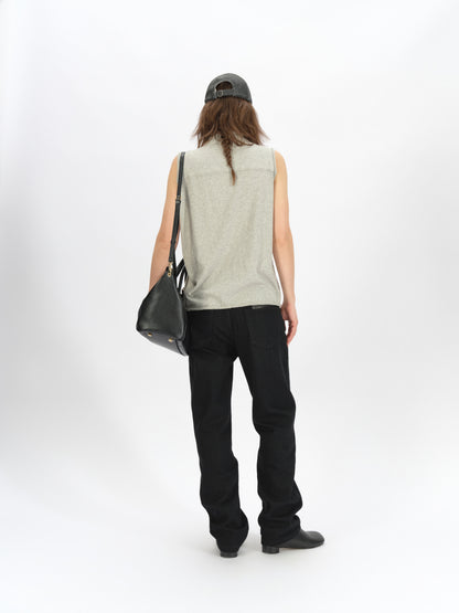 Knitted Shirt-Style Tank