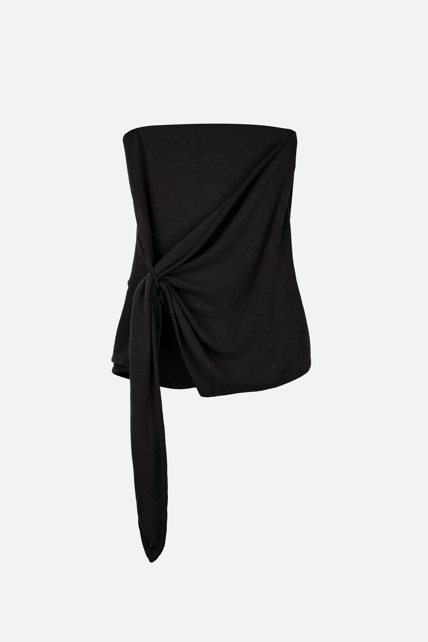 LAYERED FLARE TOP / CHARCOAL