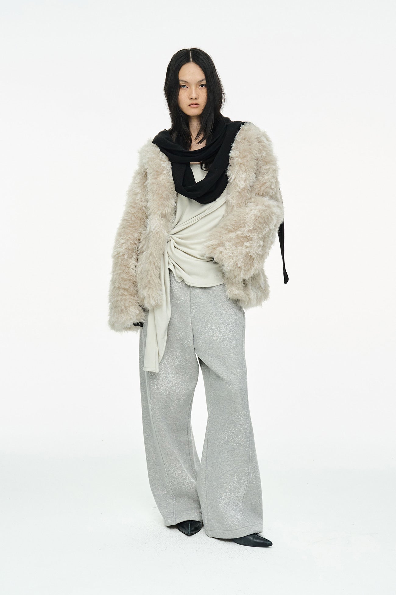 SNOW WIDE PANTS / GRAY