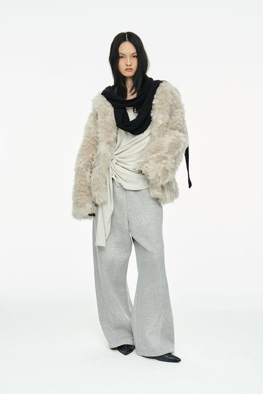 SNOW WIDE PANTS / GRAY