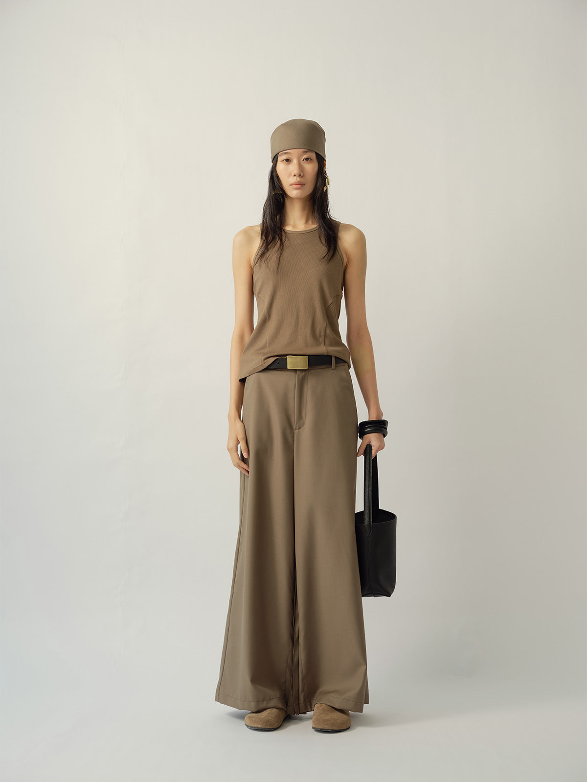 T-shaped tank top Green