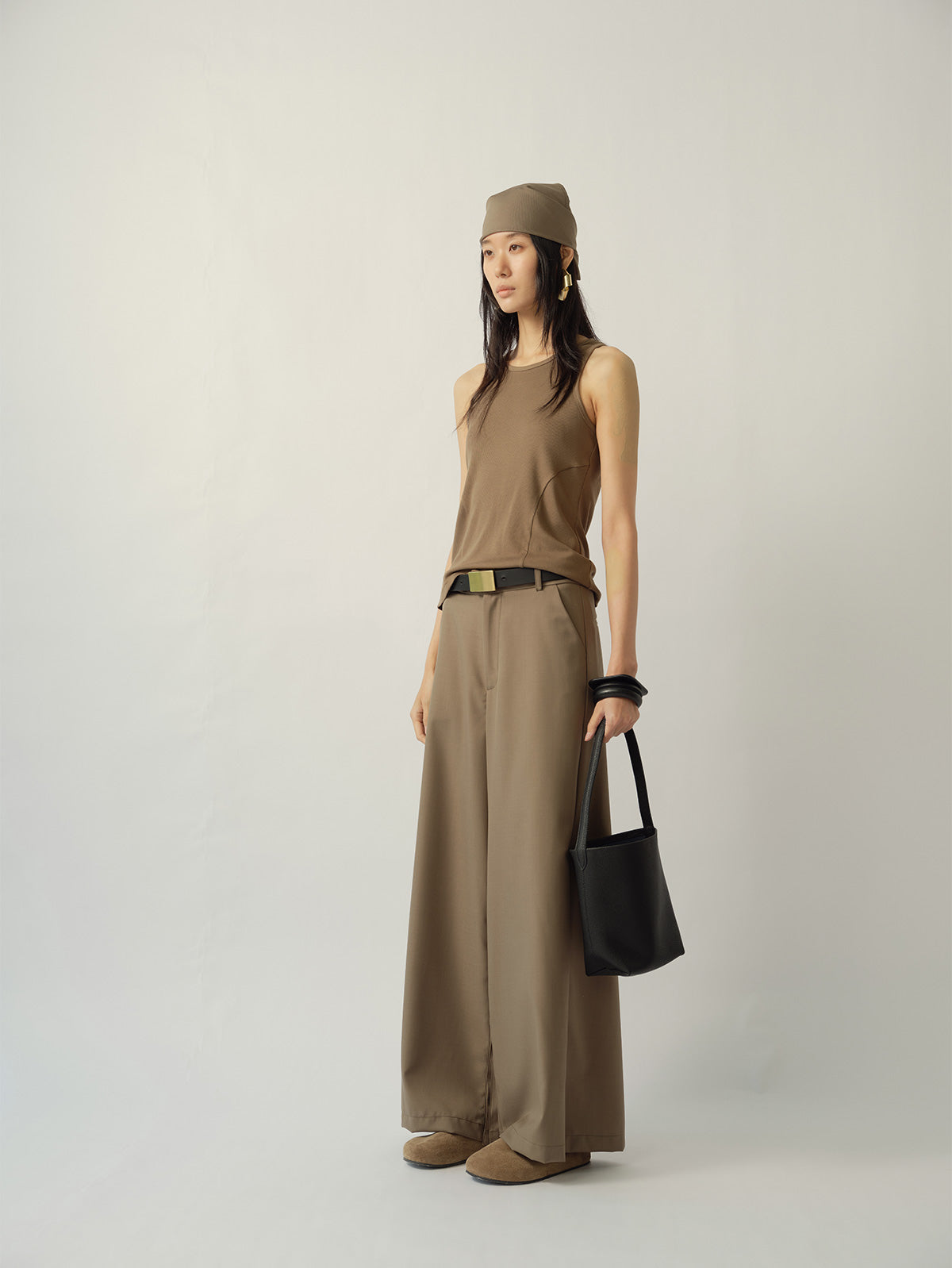 T-shaped tank top Green