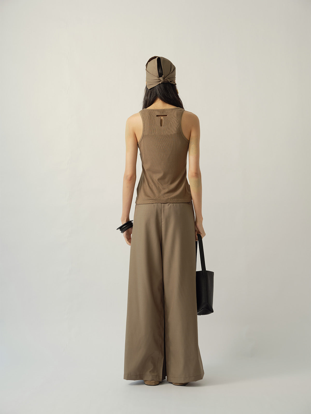 T-shaped tank top Green