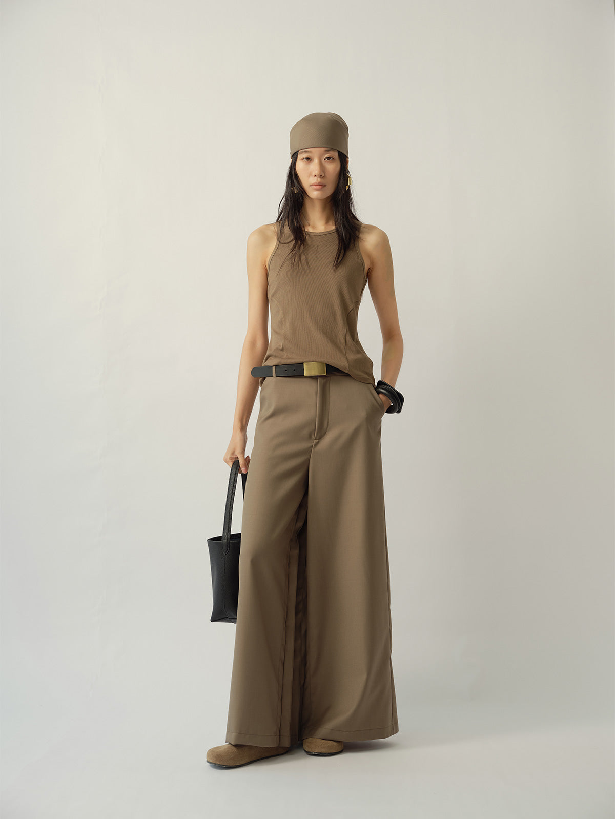 T-shaped tank top Green