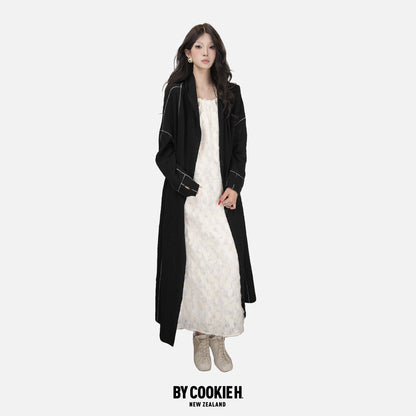 Cross Stitch Wool Knit Cardigan