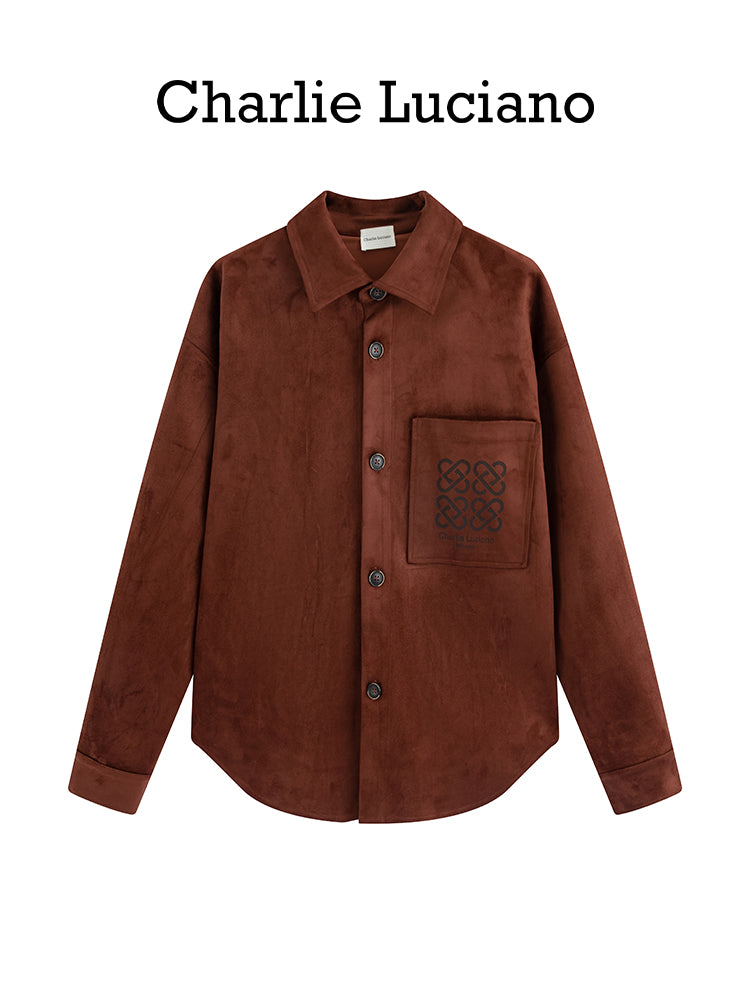 Suede Shirt Jacket