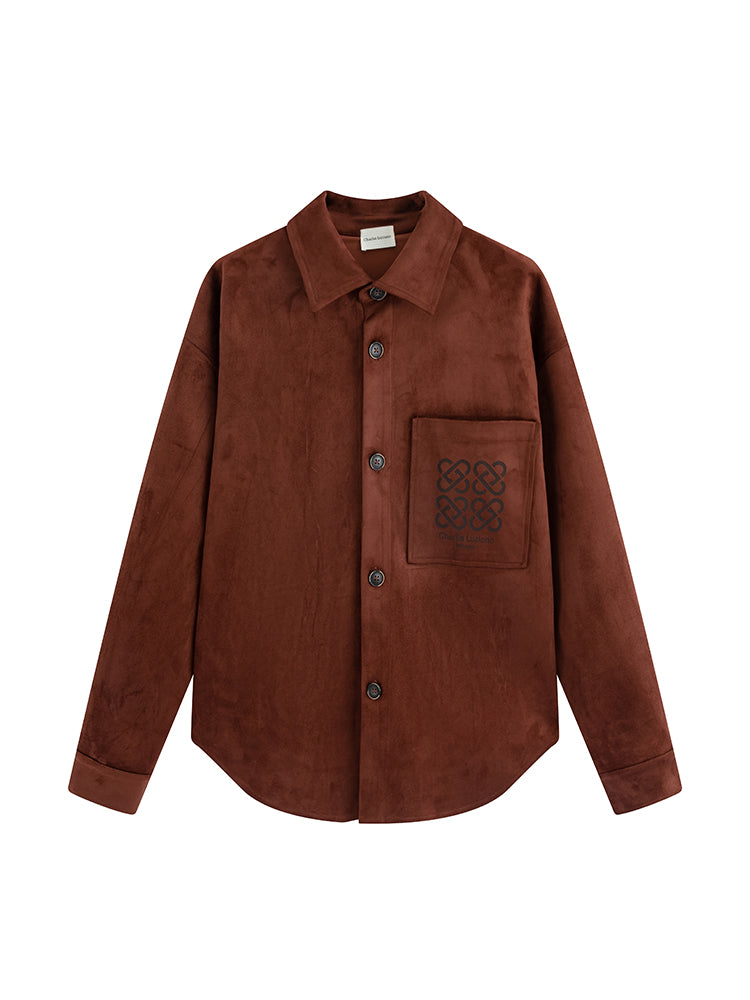 Suede Shirt Jacket