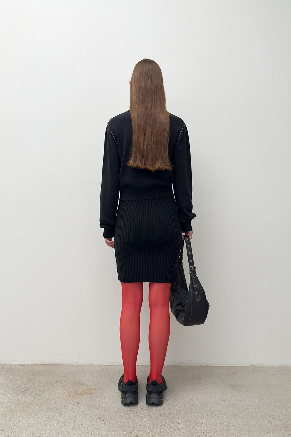 STITCH KNIT CARDIGAN