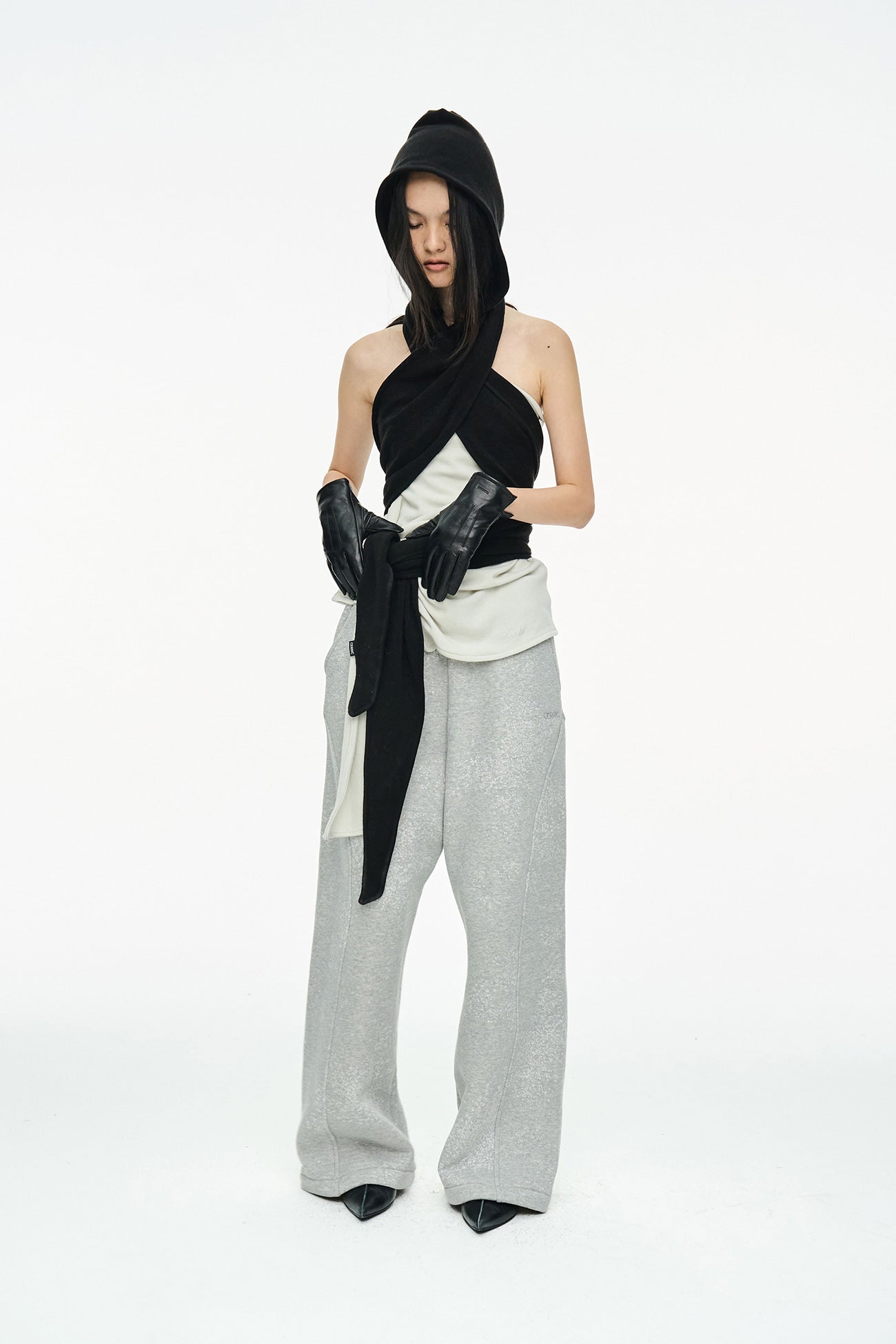SNOW WIDE PANTS / GRAY
