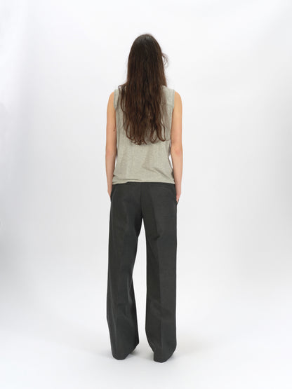 Knitted Shirt-Style Tank