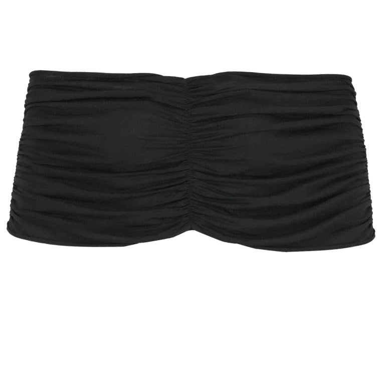 Wrapped Bandage Tube Top Black