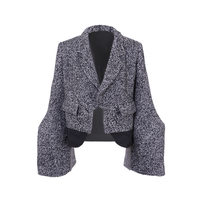 Crash Short Jacket Houndstooth