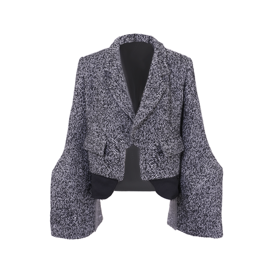 Crash Short Jacket Houndstooth