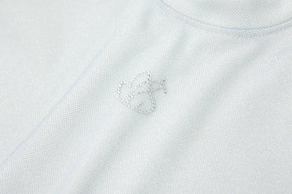 "Clean but Glitter"  Misty Blue