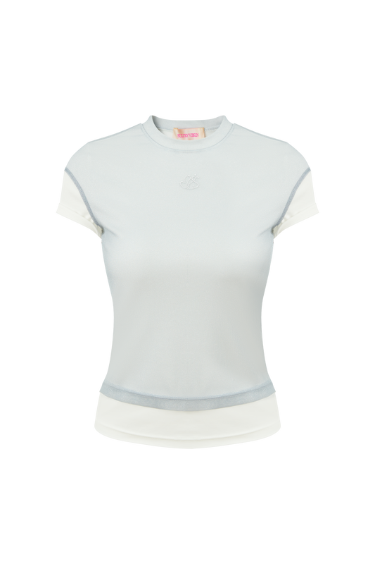 "Clean but Glitter"  Misty Blue