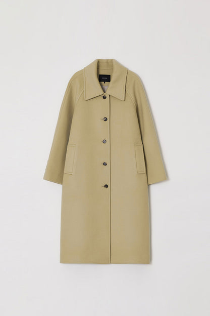 RELAXED BALMACAAN COAT CREAM