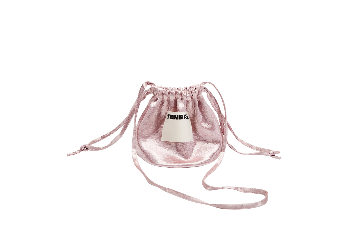 TENERA Drawstring Makeup Bag/Pink