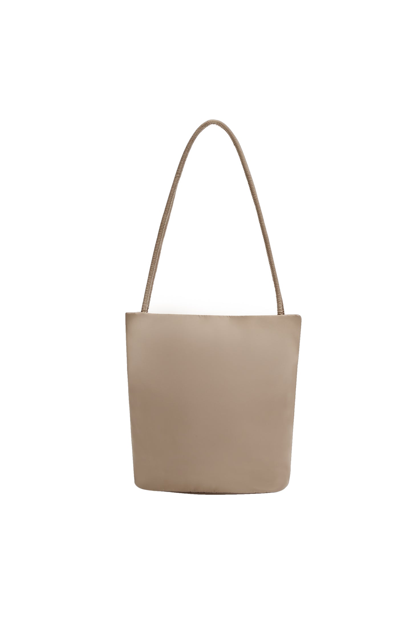 TENERA Recycled Nylon Bucket One-Shoulder Bag Small/Khaki