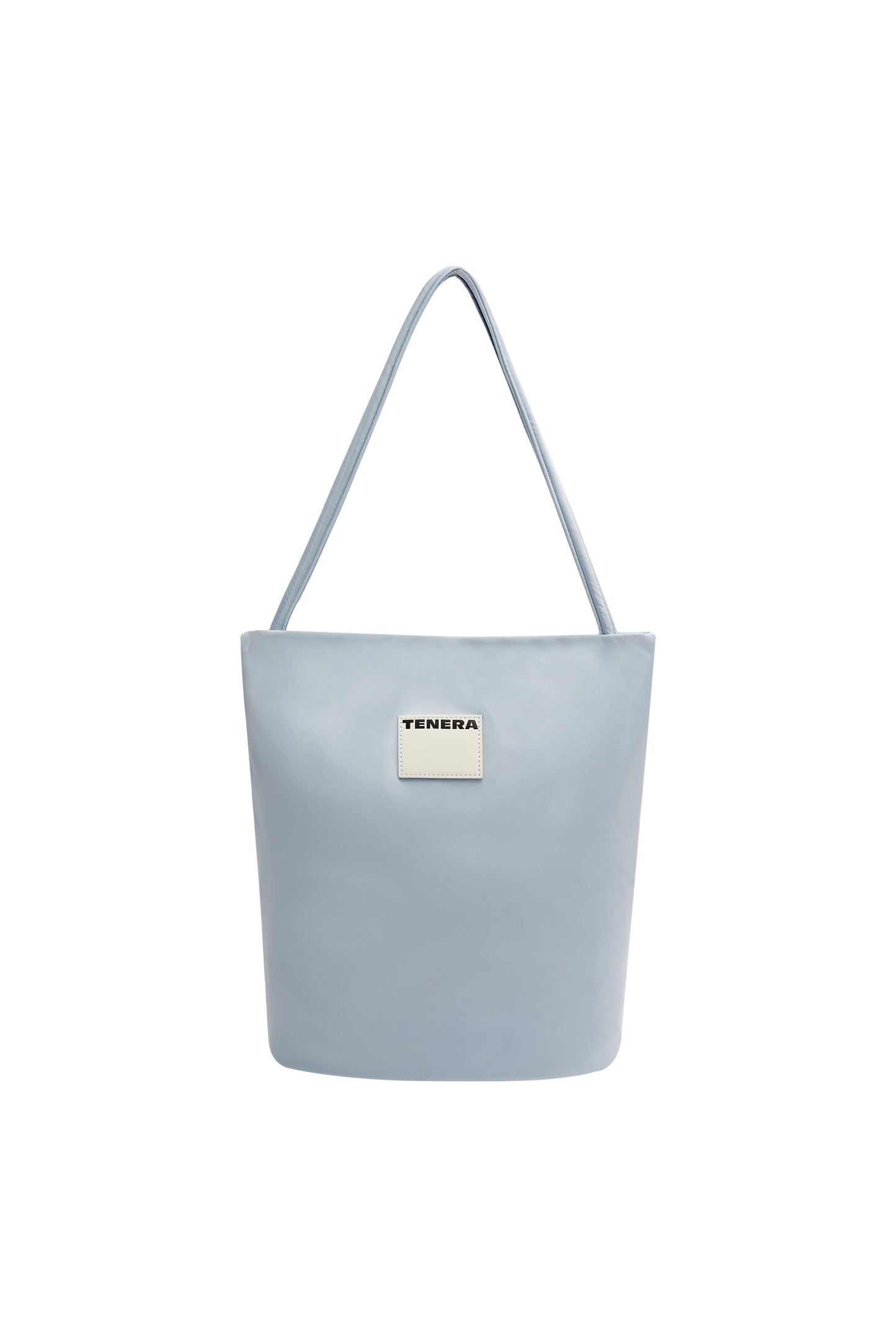 TENERA Recycled Nylon Bucket One-Shoulder Bag Large/Light Blue