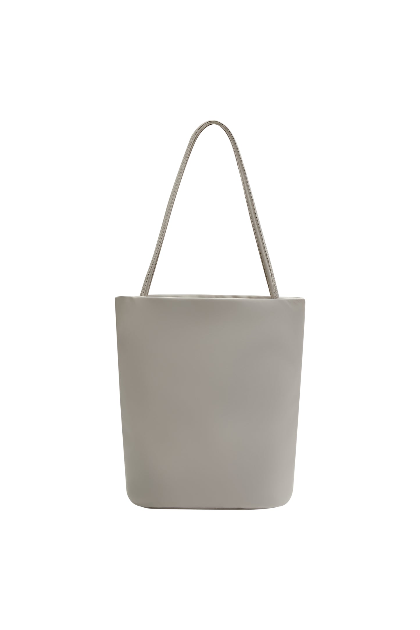 TENERA Recycled Nylon Bucket One-Shoulder Bag Large/Grey