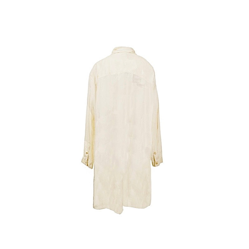 Floral Shirt Tea-Dyed Beige