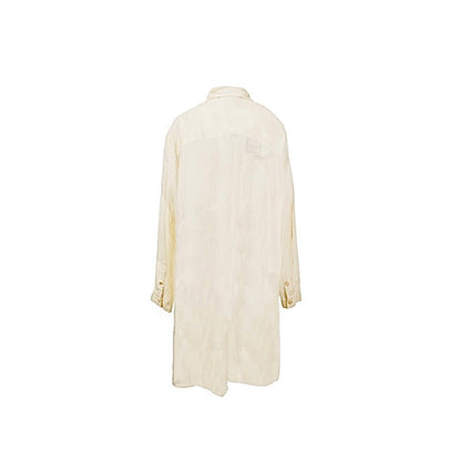 Floral Shirt Tea-Dyed Beige