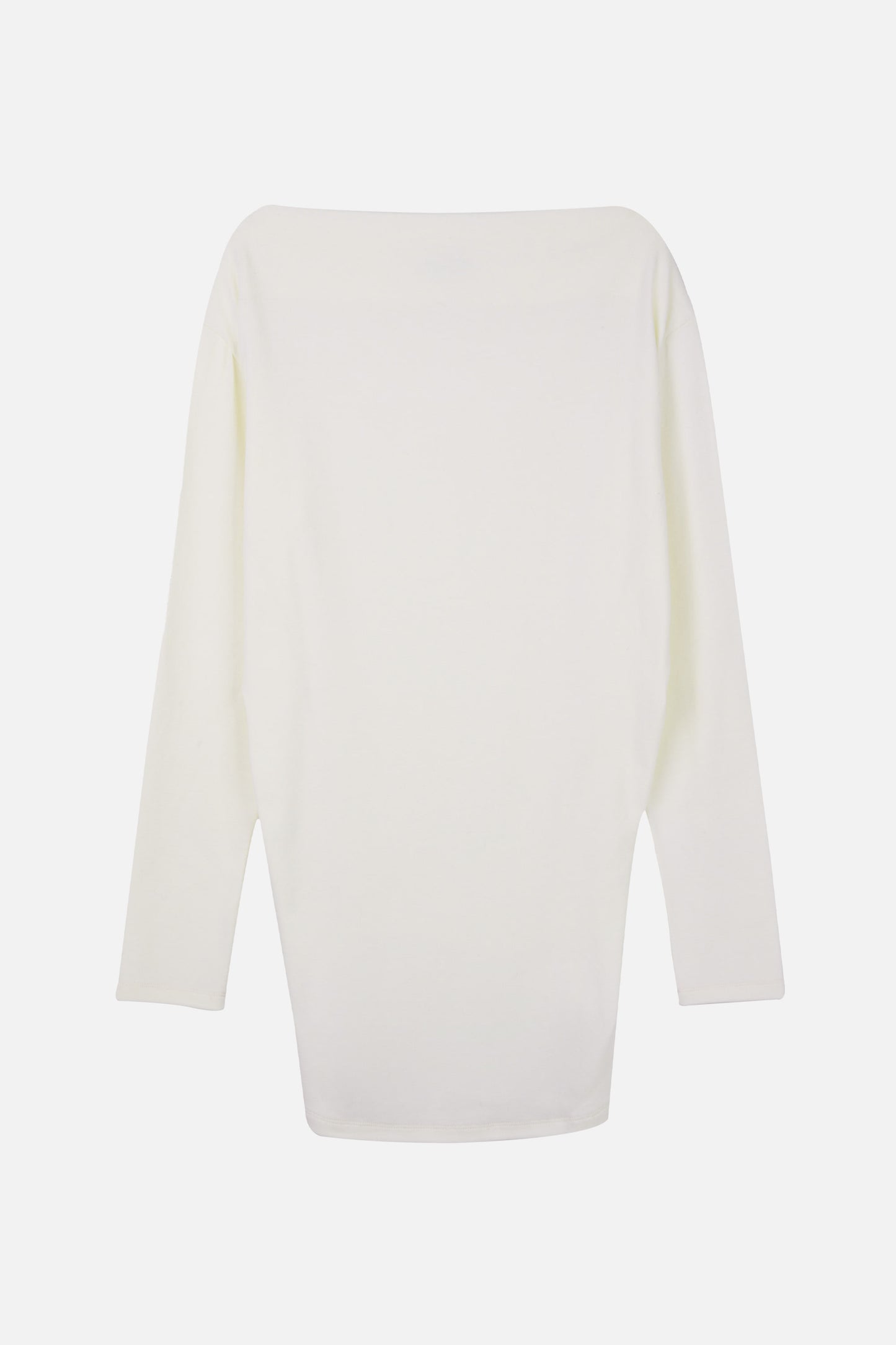 INCISION TAPERED TOP / IVORY