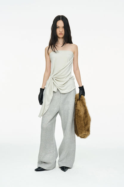 SNOW WIDE PANTS / GRAY