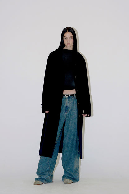 RELAXED BALMACAAN COAT