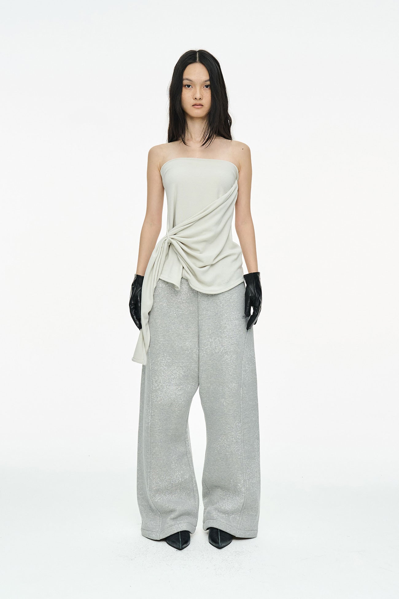 SNOW WIDE PANTS / GRAY