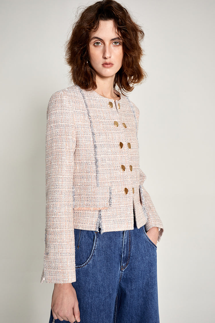 Double-Breasted Chanel-Style Jacket
